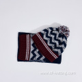 Warm Knitted hat and scarf for baby